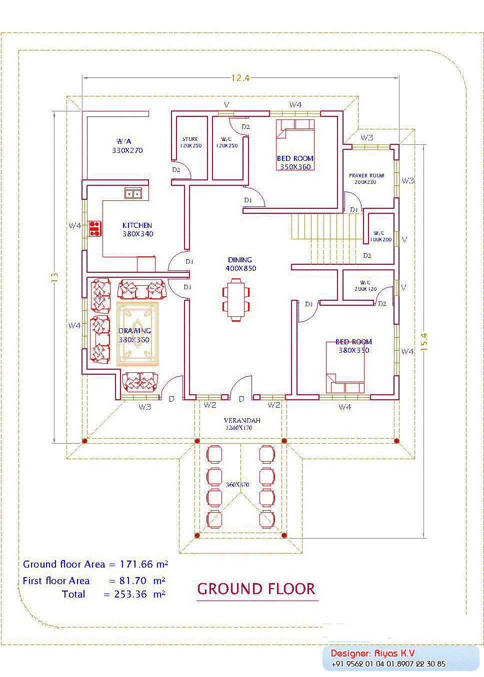 2726 Square Feet 4bhk Kerala Home Design With Plan 2 Home Pictures