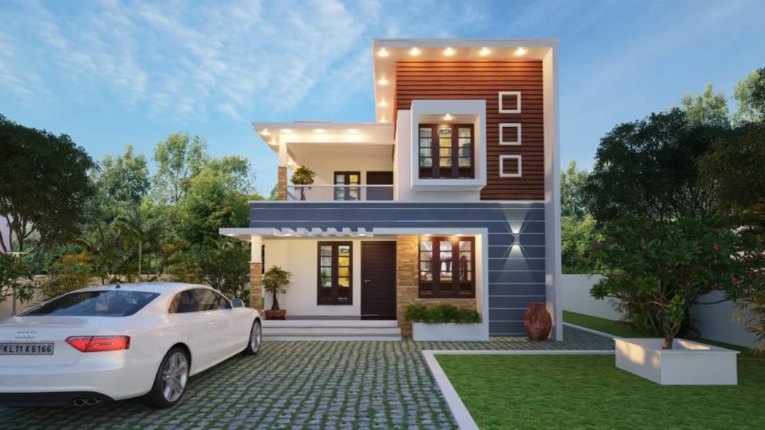 1500 Square Feet 3 Bedroom Modern Contemporary Style House And Plan 