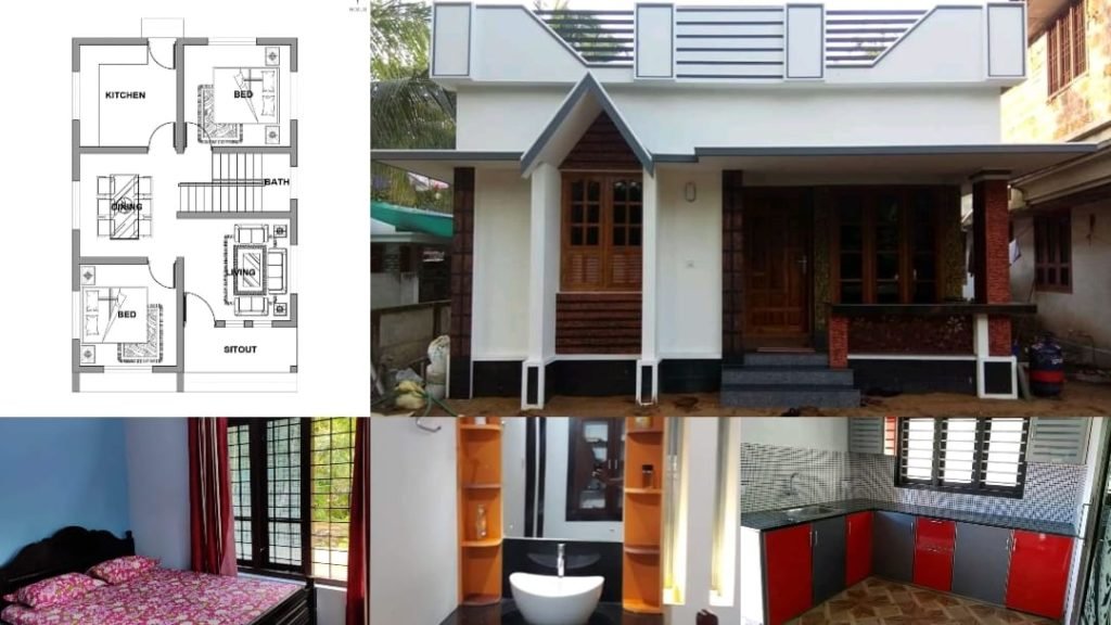 640 Square Feet 2 Bedroom Single Floor Low Budget House And Plan Home