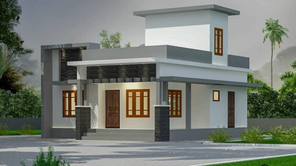 790 Square Feet 2 Bedroom Single Floor Contemporary Style House And Plan Home Pictures