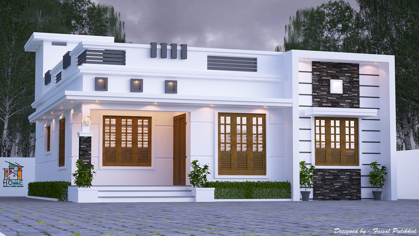 1174 Square Feet 3 Bedroom Single Floor Modern Beautiful House Design Home Pictures