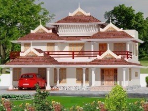 Posh House in Greenish Atmosphere in Kochi 3000 Sq. Ft.