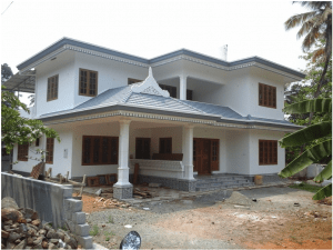 2800 square feet, five-bedroom house in 16 cents at ernakulam