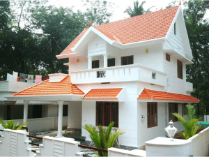 medium budget home design in karukutty 1700 Sq. Ft.