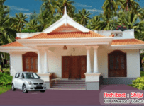 1155 Square Feet Low Budget Kerala Home Design With Plan
