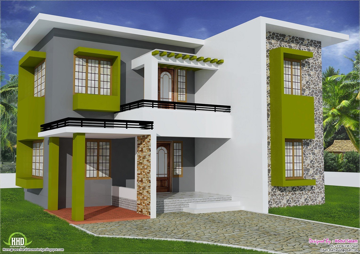 900 Square Feet 2 Bedroom Single Floor Modern Home and Plan - Home Pictures