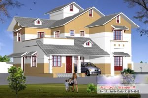 2410 Square Feet 4BHK Double Floor Kerala Home Design With Plan - Home ...