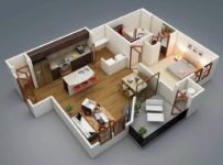 Low Budget 3D Home Plan