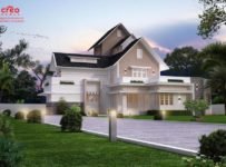 2630 Square Feet 3 Bedroom New Modern Double Floor Home Design