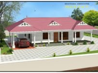 1136 Sq Ft, Traditional, Single Floor Kerala Home