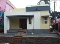 1100 Square Feet 2 Bedroom Single Floor Flat Roof Modern House and Plan