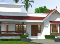 1250 Square Feet 2 Bedroom Traditional Style House and Plan