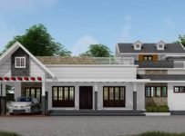 2232 Square Feet 4 Bedroom Traditional Style Single Floor House and Plan