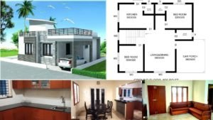 700 Square Feet 2 Bedroom Single Floor Beautiful House and Plan, 10 ...