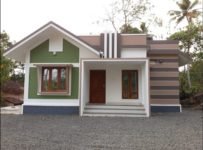 876 Square Feet 2 Bedroom Single Floor Modern and Beautiful House