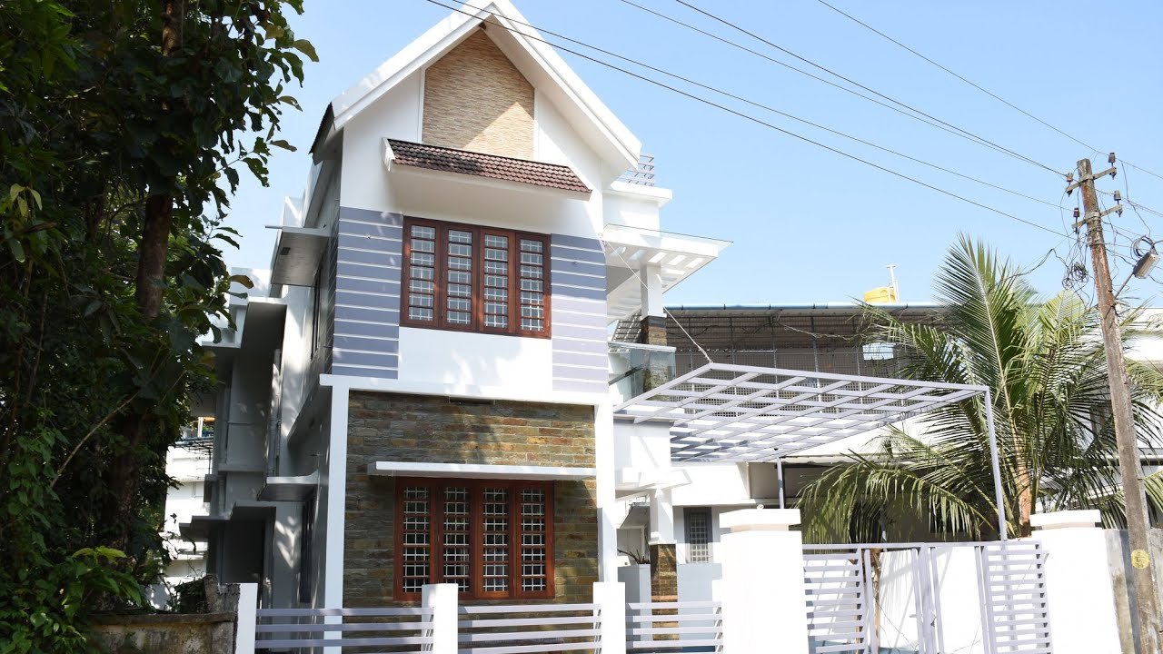 1530 Sq Ft 3BHK Modern Beautiful House at 4 Cent Land