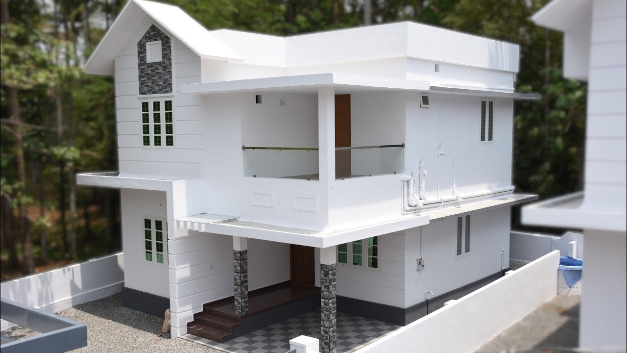 1350 Sq Ft 3BHK Double Floor Beautiful House at 4.5 Cent Plot