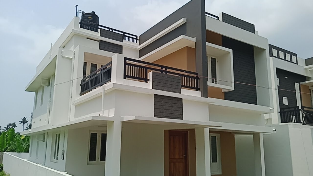 1730 Sq Ft 3BHK Modern Beautiful Two Floor House at 4.75 Cent Land