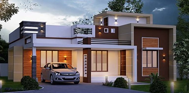 1000 Sq Ft 2BHK Contemporary Style Modern Single-Storey House and Free ...