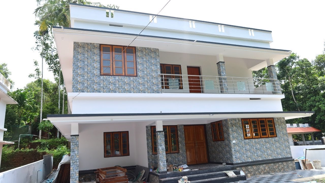 2200 Sq Ft 4BHK Two Storey Beautiful House at 8 Cent Plot