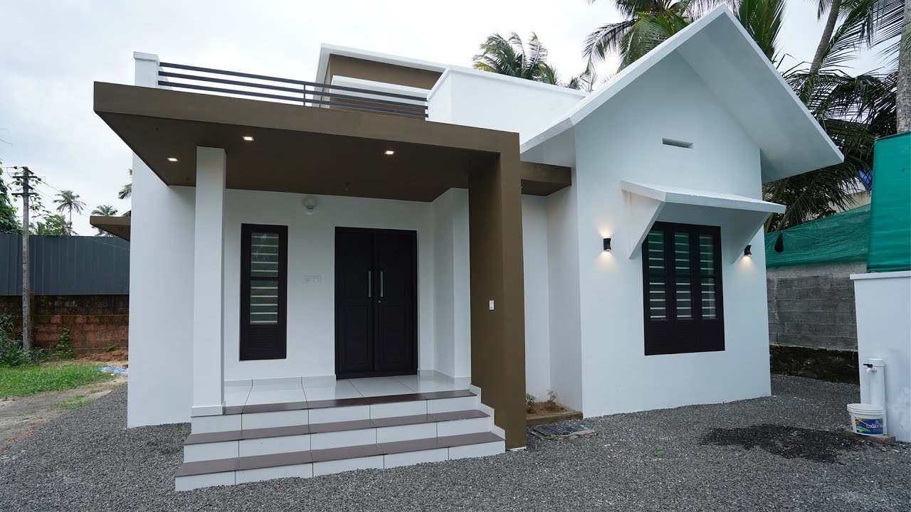 950 Sq Ft 2BHK Contemporary Style Single-Storey House at 5 Cent Plot
