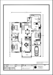 1750 Sq Ft 3BHK Contemporary Style Single-Storey House and Free Plan ...