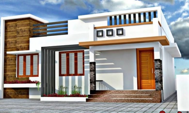 650 Sq Ft 2BHK Contemporary Style Single Storey House Plan