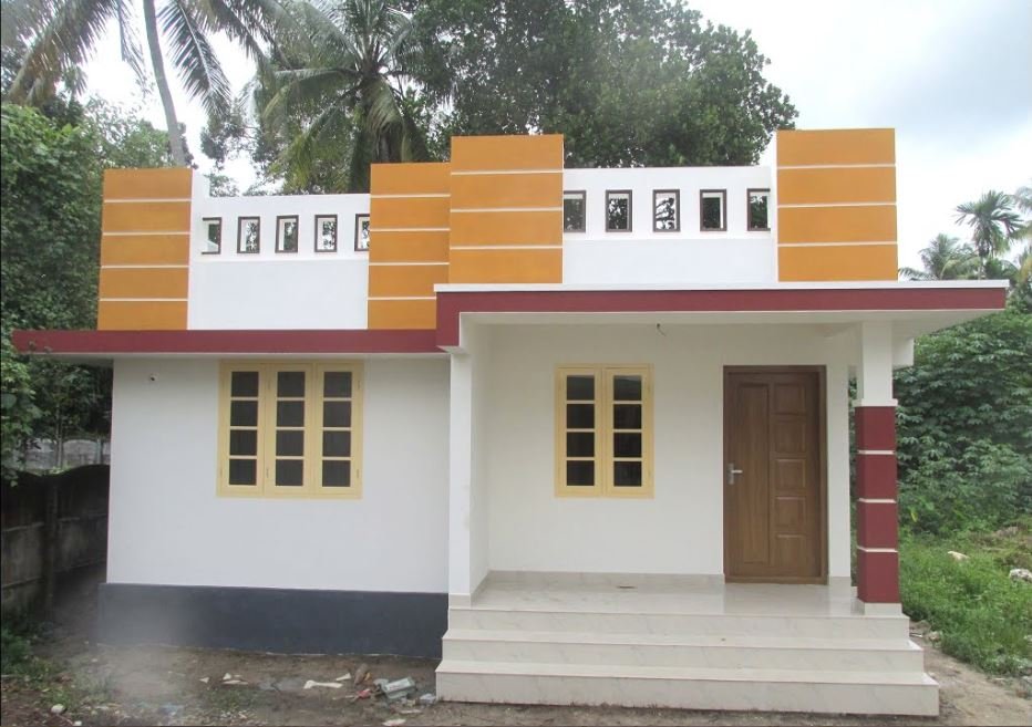 700 Sq Ft 2BHK Modern Single-Storey House at 3 Cent Land