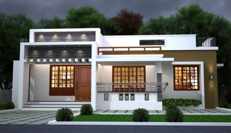 1250 Sq Ft 3BHK Modern Single-Storey House and Free Plan - Home Pictures