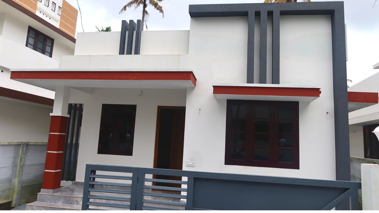 780 Sq Ft 2BHK Modern Single Floor House at 3.25 Cent Plot