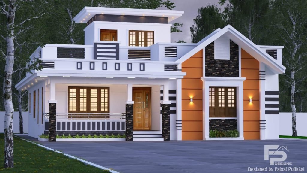 840 Sq Ft 2bhk Modern Single Floor House And Free Plan 13 Lacks Home 4bc 2887