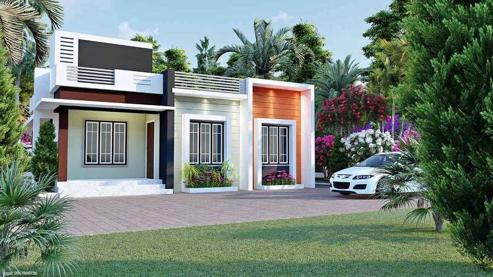1174 Sq Ft 3BHK Modern and Single Floor House and Free Plan - Home Pictures