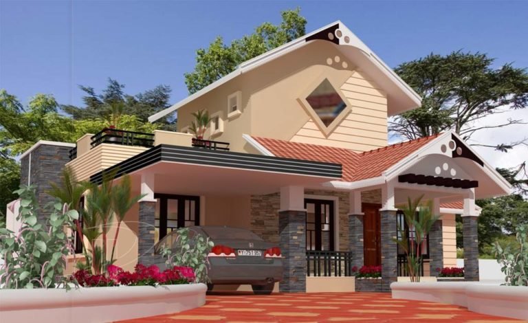 1280 Sq Ft 3BHK Traditional Mix Style Single-Storey House and Free Plan ...