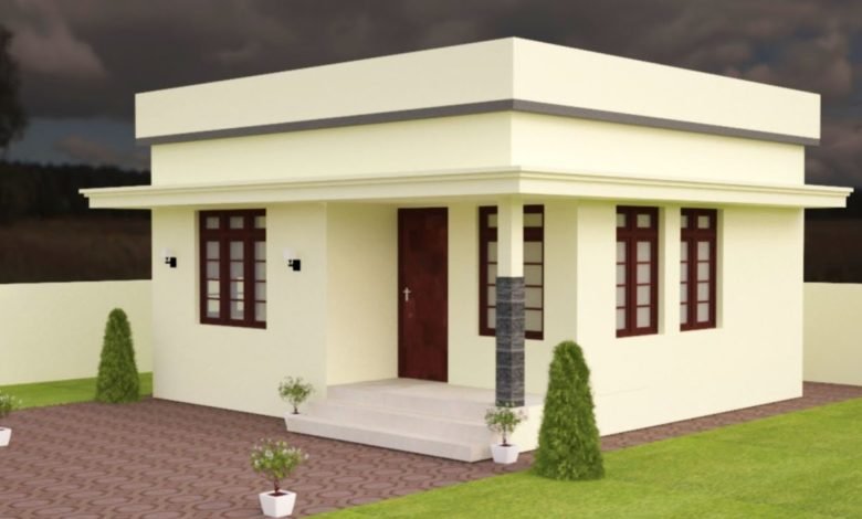 420 SqFt 2BHK Single Floor Low Budget House And Free Plan