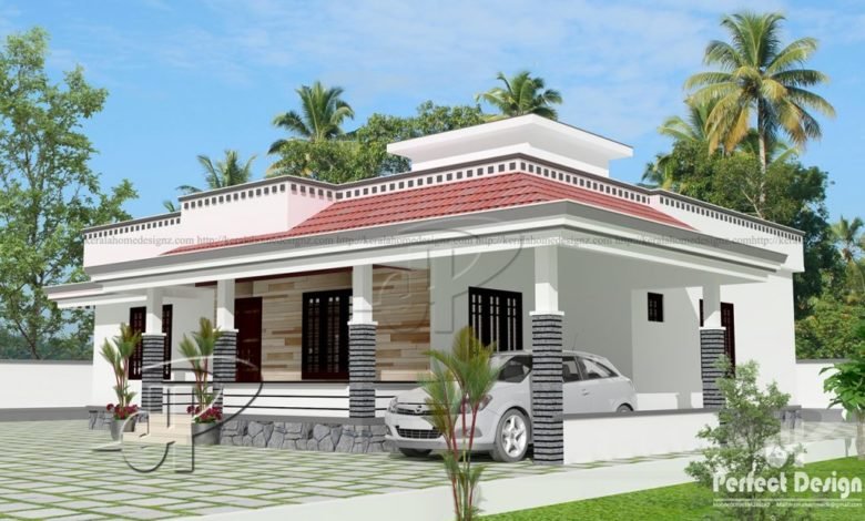 1290 Sq Ft 3BHK Traditional Style Single Floor House and Free Plan ...