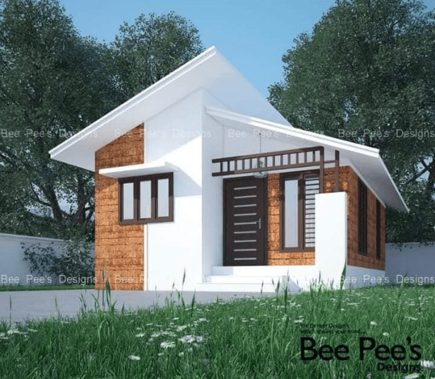 440 Sq Ft 2BHK Modern Single Floor Low Budget Home And Plan