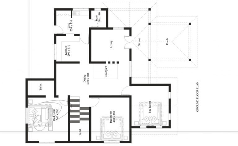 1330 Sq Ft 3BHK Traditional Style Beautiful Home and Free Plan - Home ...