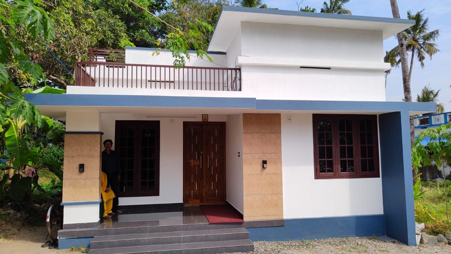 850 Square Feet 2 BHK Simple and Beautiful Single Floor House and Plan ...