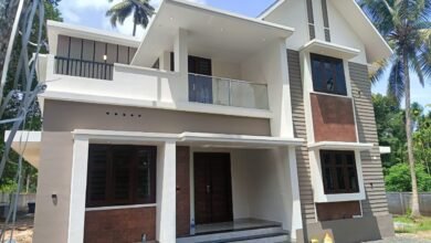 smartly designed house at Thrissur, Kerala