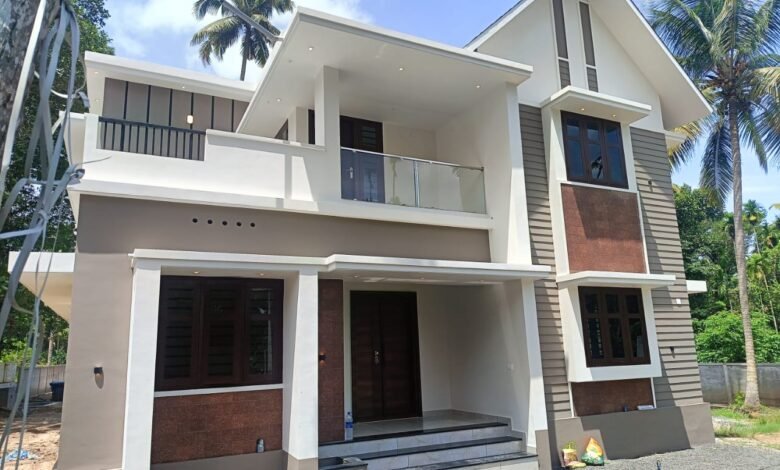 smartly designed house at Thrissur, Kerala